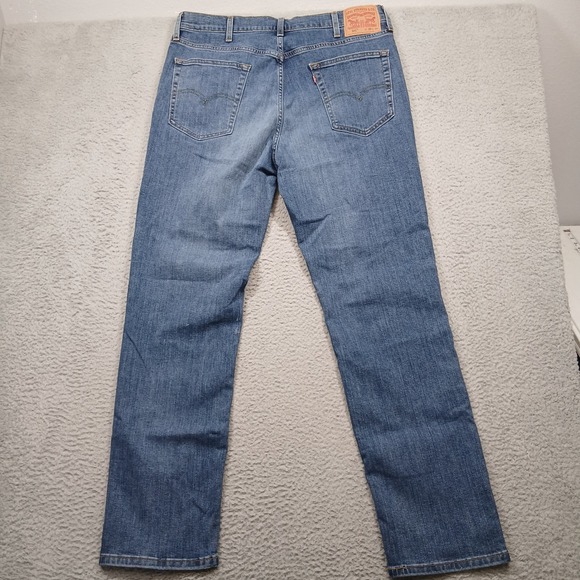 Levi's 541 Men's Athletic Fit Jeans 38x34 Blue Denim All Seasons Tech - Picture 3 of 9